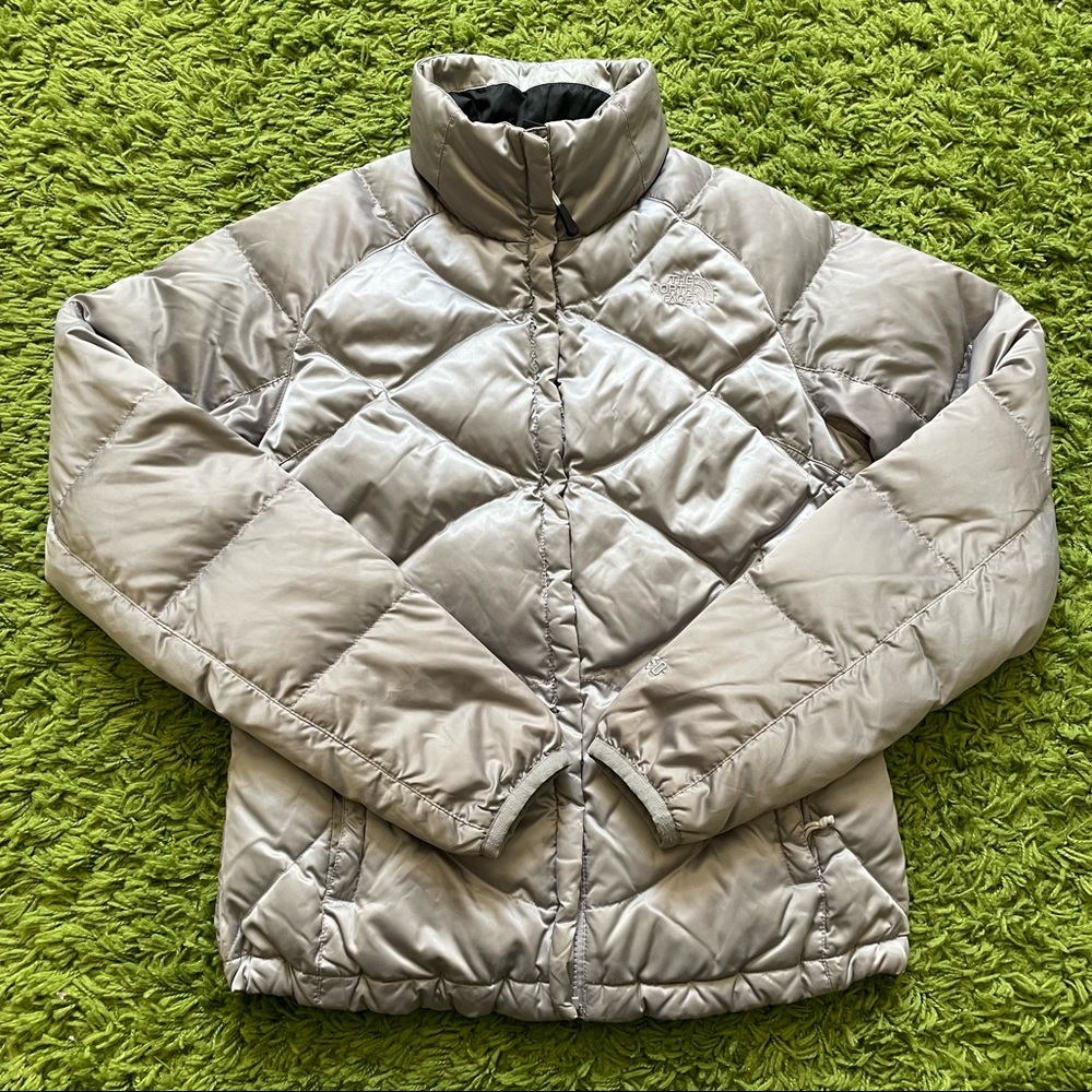 The North Face 550 down jacket sliver